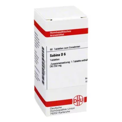 SABINA D 6 tablet, 80 ks