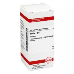 STICTA D 6 tablet, 80 ks