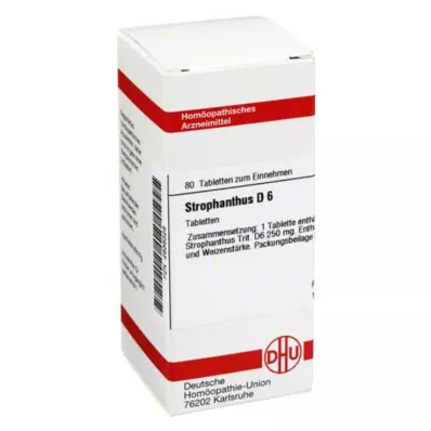 STROPHANTHUS D 6 tablet, 80 ks