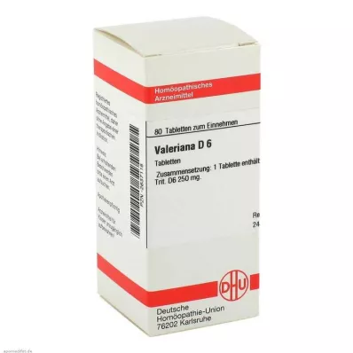 DHU Valeriana D 6 tablet, 80 ks