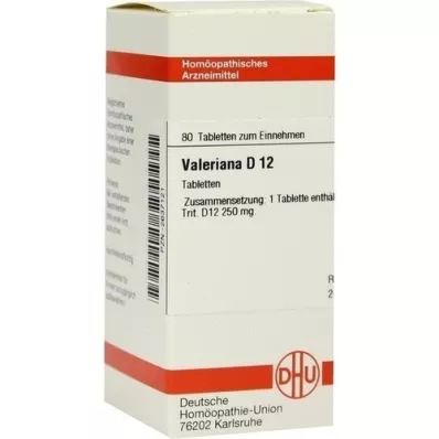VALERIANA D 12 tablet, 80 ks