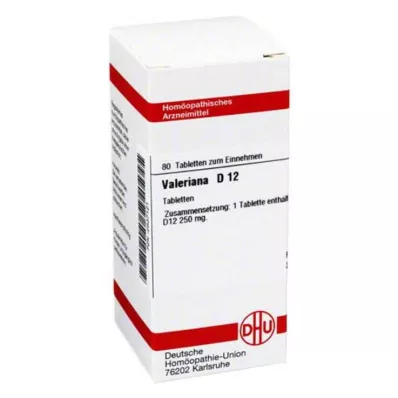 DHU Valeriana D 12 tablet, 80 ks