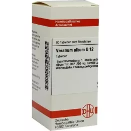 VERATRUM ALBUM D 12 tablet, 80 ks