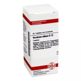 VERATRUM ALBUM D 12 tablet, 80 ks