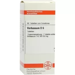 VERBASCUM D 6 tablet, 80 ks