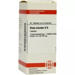 VIOLA TRICOLOR D 6 tablet, 80 ks