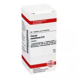 ZINCUM METALLICUM D 8 tablet, 80 ks