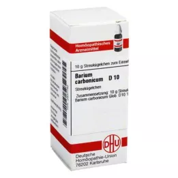 BARIUM CARBONICUM D 10 globulí, 10 g