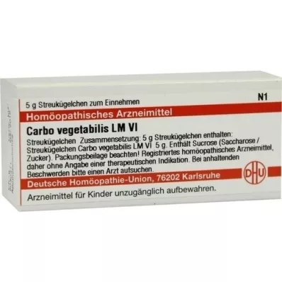 CARBO VEGETABILIS LM VI Globule, 5 g