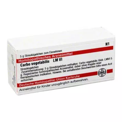 CARBO VEGETABILIS LM VI Globule, 5 g