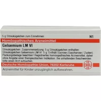 GELSEMIUM LM VI Globule, 5 g