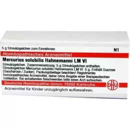 MERCURIUS SOLUBILIS Hahnemanni LM VI Globule, 5 g