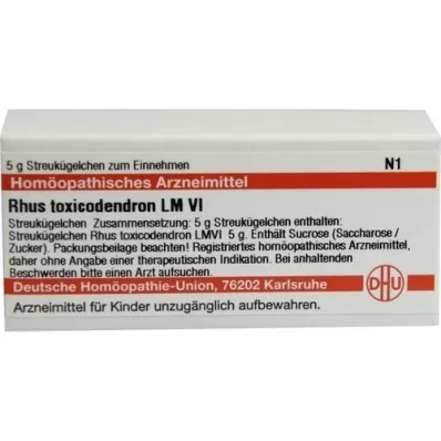 RHUS TOXICODENDRON LM VI Globule, 5 g