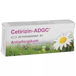 CETIRIZIN ADGC Potahované tablety, 20 ks