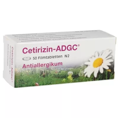 CETIRIZIN ADGC Potahované tablety, 50 ks