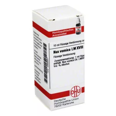 NUX VOMICA LM XVIII Ředění, 10 ml