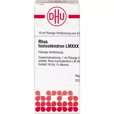 RHUS TOXICODENDRON LM XXX Ředění, 10 ml