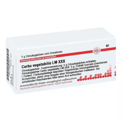 CARBO VEGETABILIS LM XXX Globule, 5 g