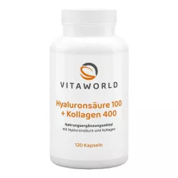 HYALURONSÄURE 100+kolagen 400 kapslí, 120 kapslí