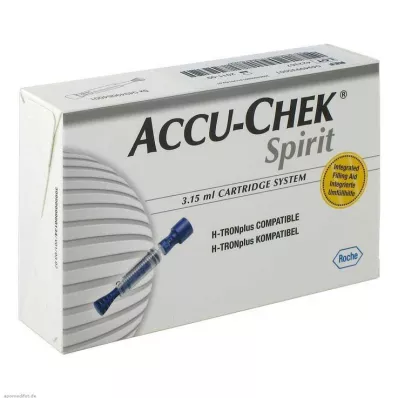 ACCU-CHEK Systém ampulí Spirit 3,15 ml, 5 ks