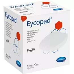 EYCOPAD Oční obklady 56x70 mm sterilní, 25 ks