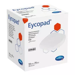EYCOPAD Oční obklady 56x70 mm sterilní, 25 ks