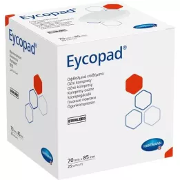 EYCOPAD Oční obklady 70x85 mm sterilní, 25 ks