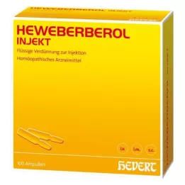 HEWEBERBEROL Injekční ampule, 100 ks