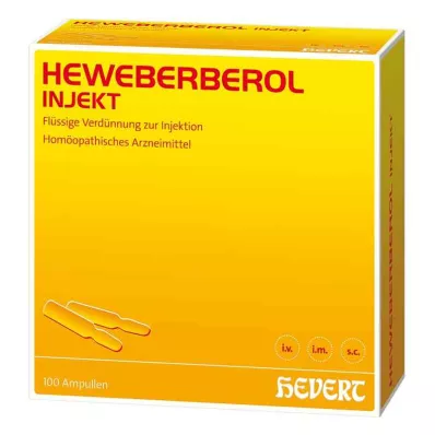 HEWEBERBEROL Injekční ampule, 100 ks