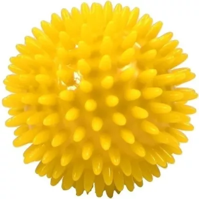 MASSAGEBALL Ježčí koule 8 cm žlutá, 1 ks