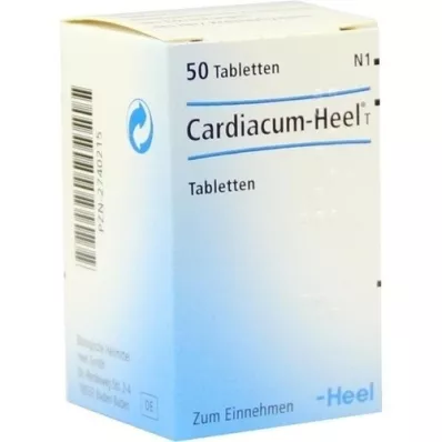 CARDIACUM Tablety Heel T, 50 ks