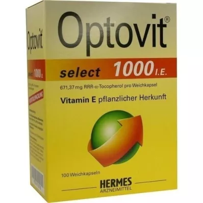 OPTOVIT vybrat 1.000 I.E. kapslí, 100 ks