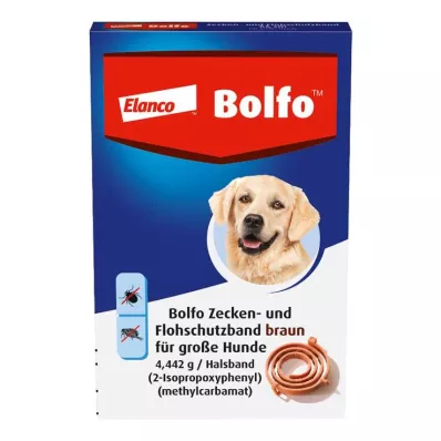 BOLFO Ochranný pás proti blechám hnědý pro velké psy, 1 ks