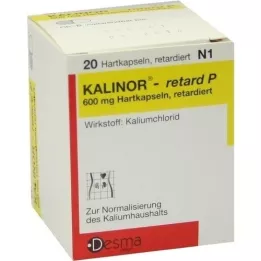 KALINOR retard P 600 mg tvrdé tobolky, 20 ks