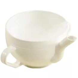 KRANKENTASSE Plastové š. 2 rukojeti bílé, 1 ks