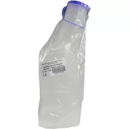 URINFLASCHE Man plast 1 l s mléčným uzávěrem, 1 ks