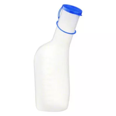 URINFLASCHE Man plast 1 l s mléčným uzávěrem, 1 ks