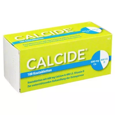 CALCIDE Žvýkací tablety, 100 ks CALCIDE Žvýkací tablety, 100 ks