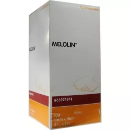 MELOLIN Sterilní obvazy na rány 10x10 cm, 100 ks