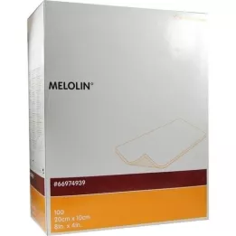 MELOLIN Sterilní obvazy na rány 10x20 cm, 100 ks