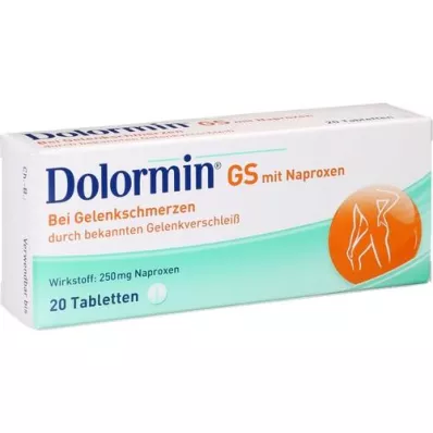 DOLORMIN GS s tabletami naproxenu, 20 ks