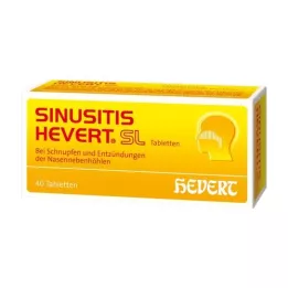 SINUSITIS HEVERT SL Tablety, 40 ks