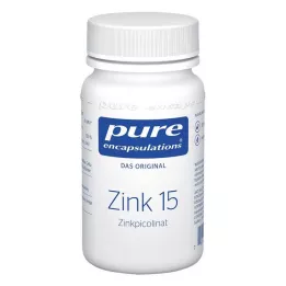 PURE ENCAPSULATIONS Zinek 15 kapslí pikolinátu zinečnatého, 60 kapslí