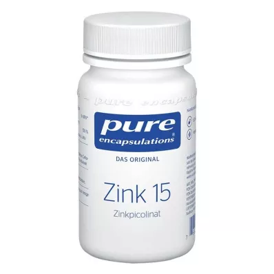 PURE ENCAPSULATIONS Zinek 15 kapslí pikolinátu zinečnatého, 60 kapslí