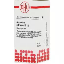 ARGENTUM NITRICUM D 12 globulí, 10 g