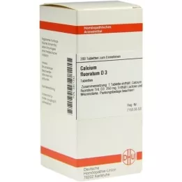 CALCIUM FLUORATUM D 3 tablety, 200 ks