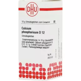 CALCIUM PHOSPHORICUM D 12 globulí, 10 g