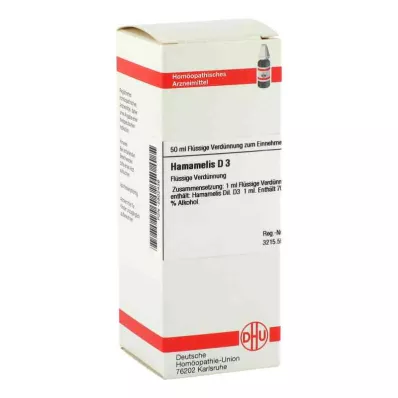 HAMAMELIS D 3 Ředění, 50 ml