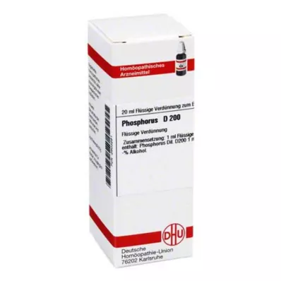 DHU Zředění fosforu D 200, 20 ml