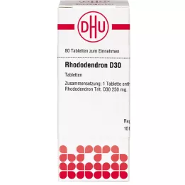 RHODODENDRON D 30 tablet, 80 ks